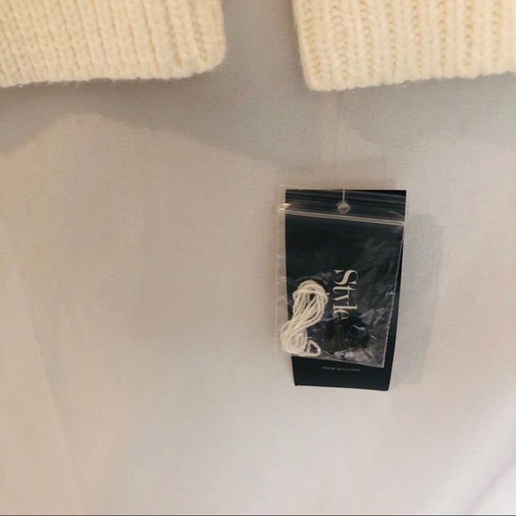 NWT Macy's Style&Co. Ivory Chunky Knit Sweater - Picture 2 of 5